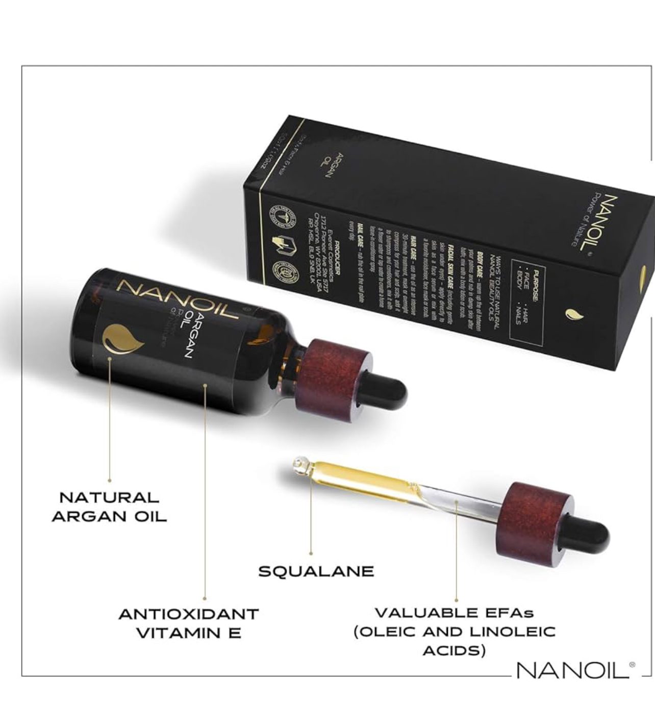 روغن آرگان مو،صورت و بدن نان اویل