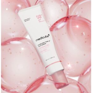 کرم ضد آفتاب تون آپ صورتی pdrn مدی کیوب 50 میل