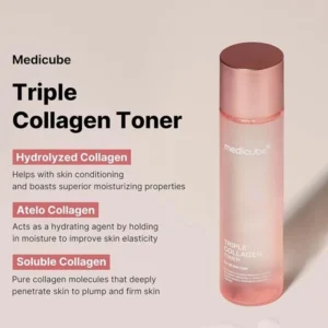 تونر جوانساز تریپل کلاژن مدی کیوب تونر جوانساز مدی کیوب مدل تریپل کلاژن