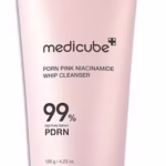 فوم شستشو نیاسینامید صورتی مدی کیوب